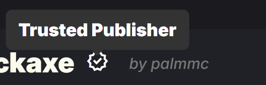 Trusted Publisher Badge